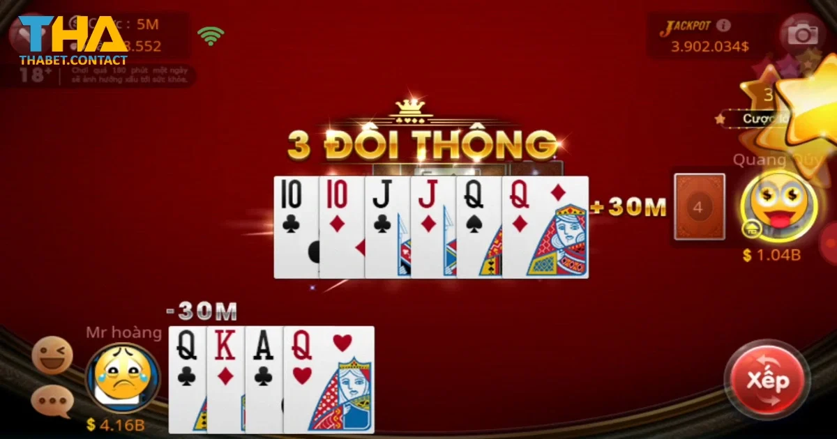 Một số mẹo khi chơi game bài Tiến lên THABET