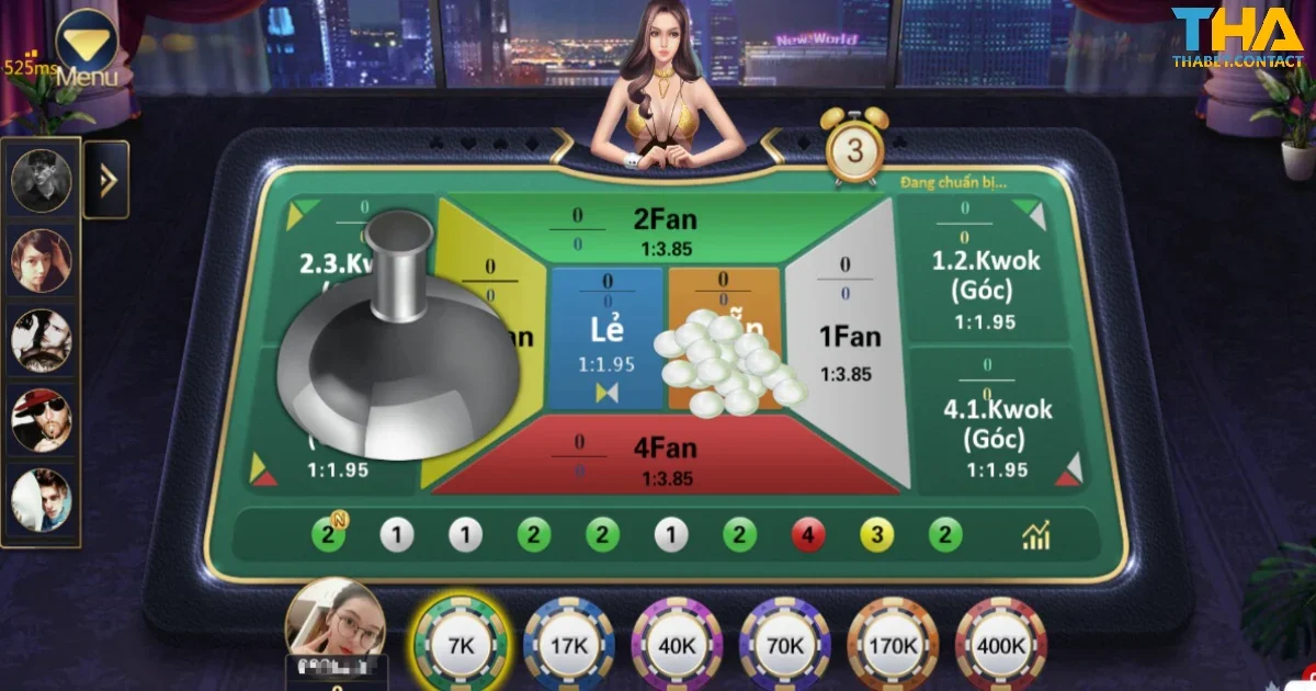 Cách Chơi Fantan Tại THABET Chi Tiết Nhất Dành Cho Tân Thủ 4 Thử vận may với cửa cược số chính xác