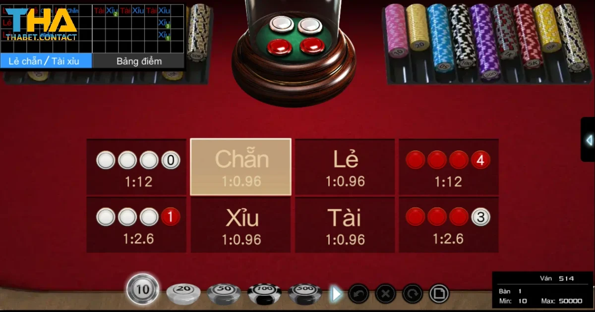 Mẹo đánh Xóc đĩa THABET với mẹo đọc cầu cược cơ bản